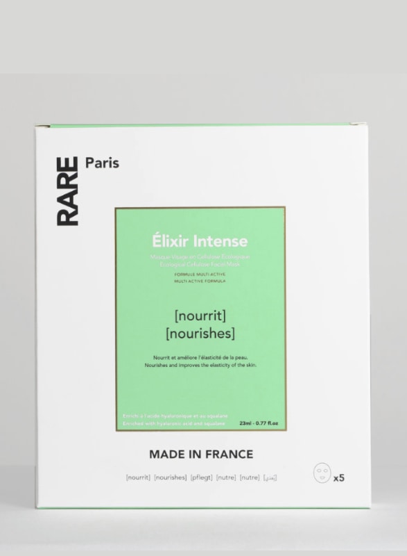 elixir intense box x 5nourishing face mask