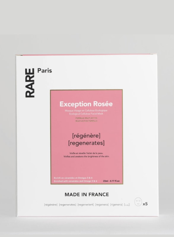 exception roséen box x 5nourishing face mask