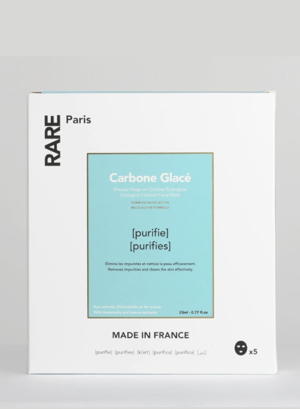 carbone glacé box x5purifying face mask