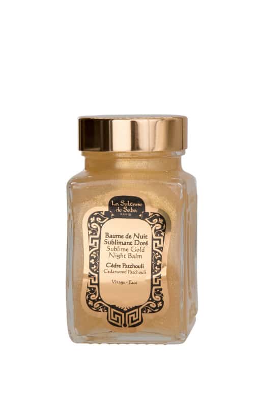 23 carat gold  cedarwood & patchouli fragrancesublime gold night balm 100ml