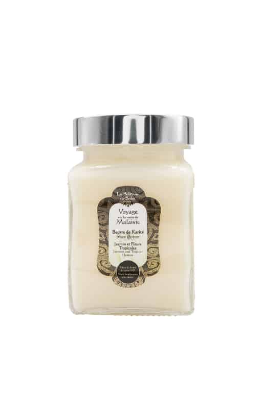 jasmine & tropical flowers fragrance  shea butter 300g