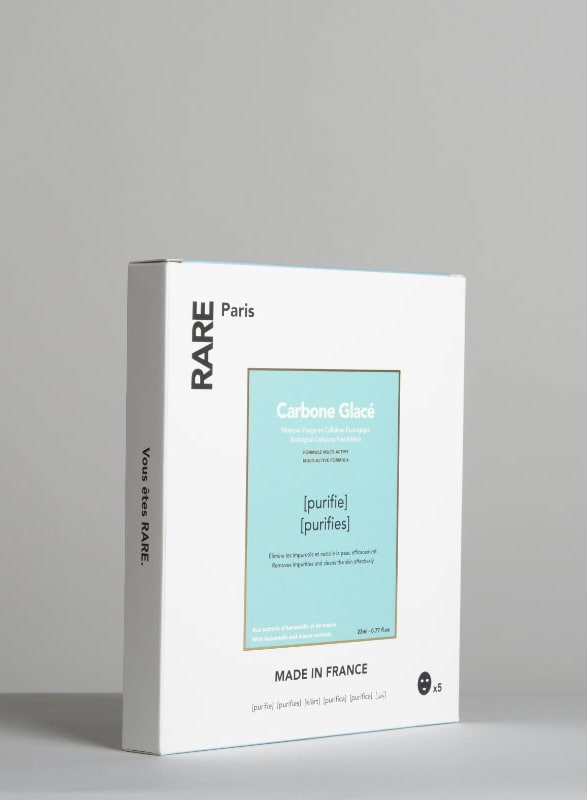 carbone glacé box x5<br>purifying face mask