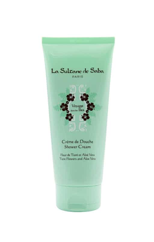 aloe vera & tiare flowers fragrance shower cream 200ml
