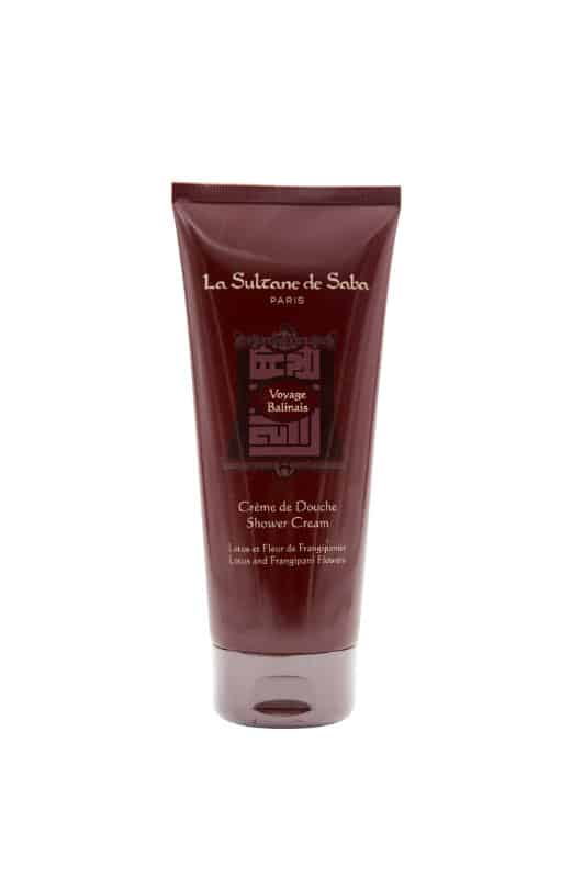 lotus & frangipani flower fragrance shower cream 200ml