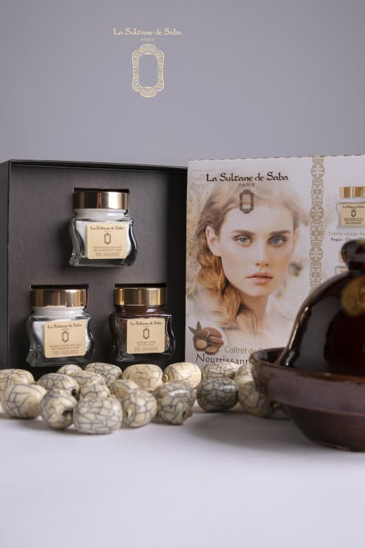 argan & orange blossom fragrance  face care set