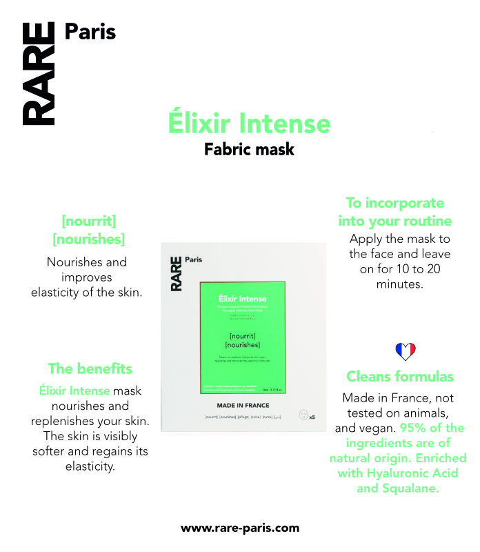 elixir intense<br>nourishing face mask