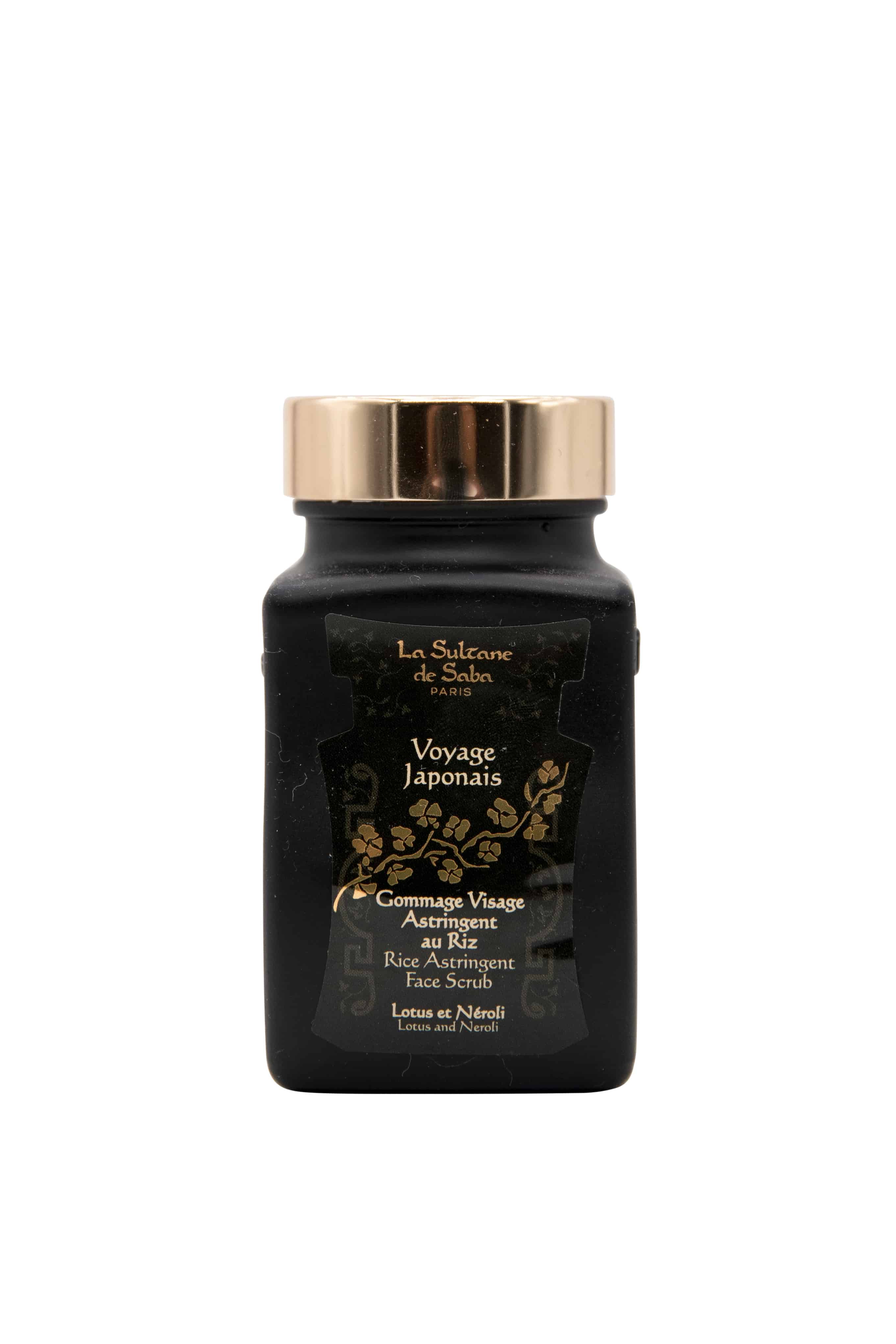 lotus & neroli fragrance japanese rice astringent face scrub 100ml