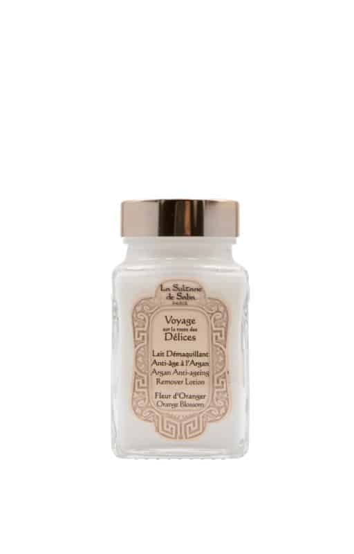 orange blossom fragranceargan face cleansing milk/make up remover 100ml
