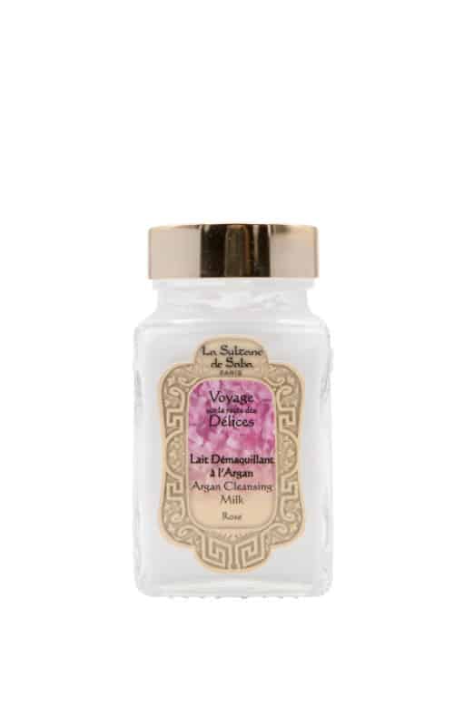 rose fragrance  argan cleansing milk/make up remover 100ml