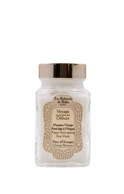 orange blossom fragranceargan anti ageing face mask 100ml