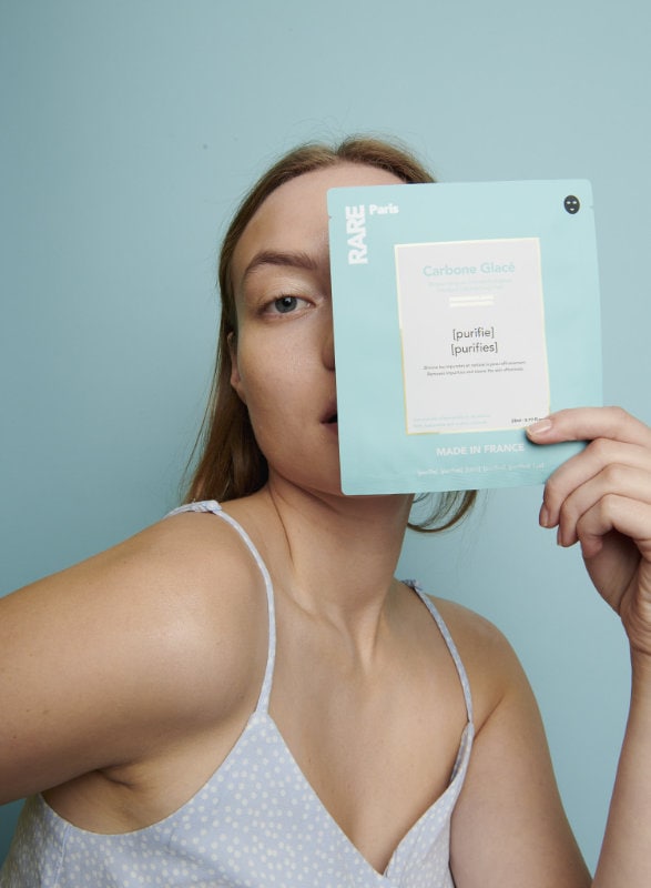 carbone glacé<br>purifying face mask