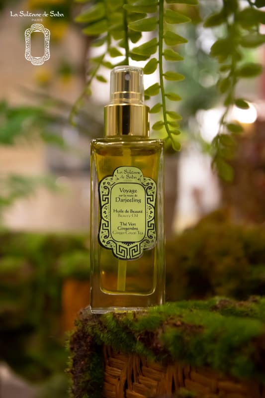 green tea & ginger fragrance<br> beauty oil 200ml