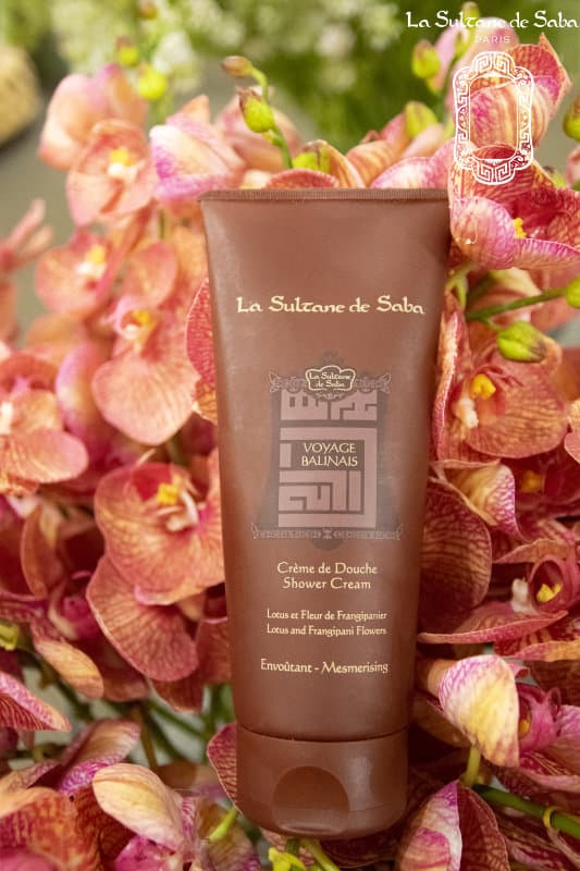 lotus & frangipani flower fragrance<br> shower cream 200ml