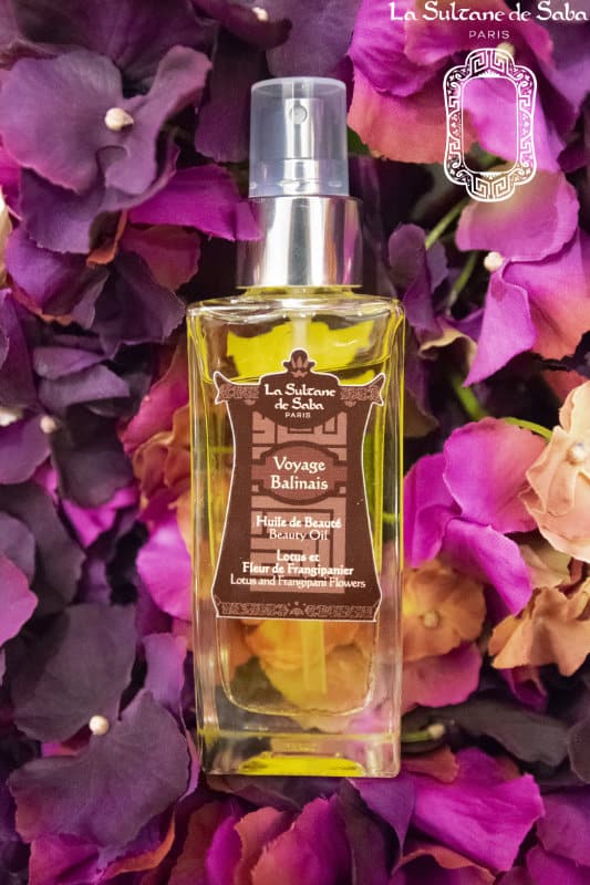 lotus & frangipani flower fragrance<br> beauty oil 200ml