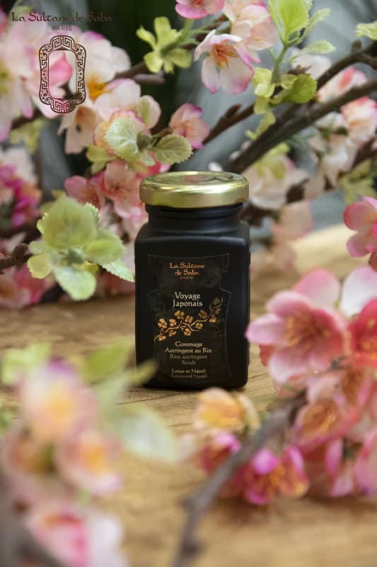 lotus & neroli fragrance<br> japanese rice <br>astringent face scrub 100ml