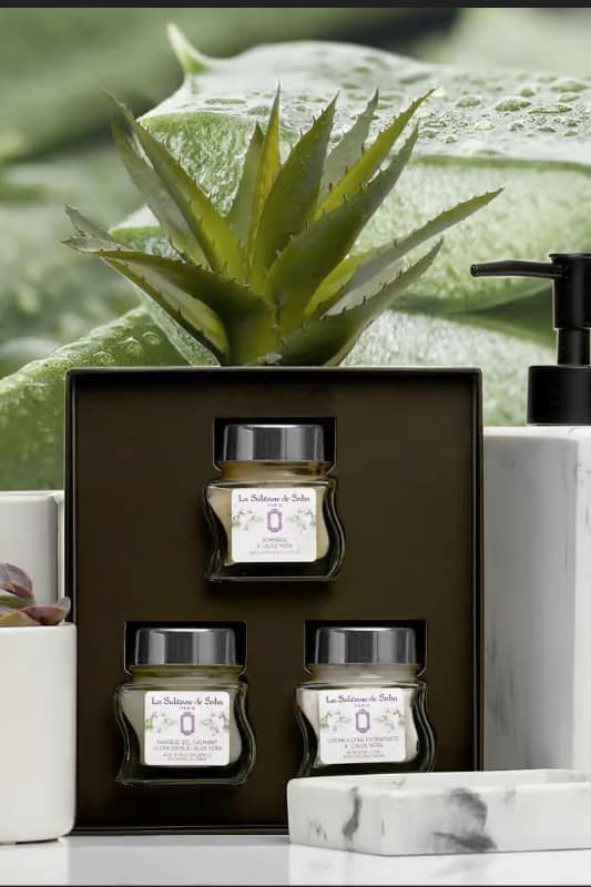 aloe vera fig & orchid fragrance  face care set