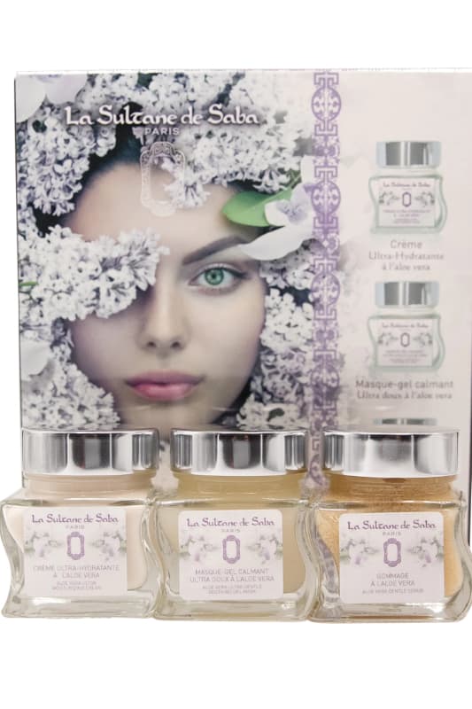aloe vera <br>fig & orchid fragrance <br> face care set