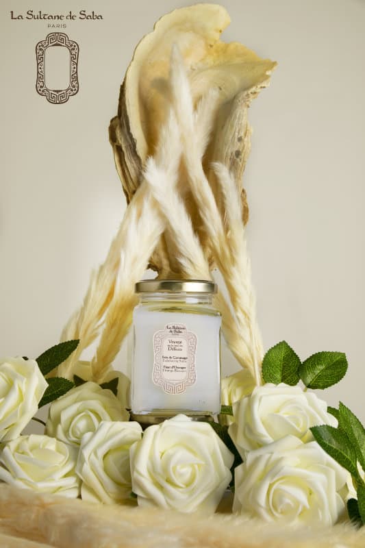 orange blossom fragrance<br> body salt scrub 300g